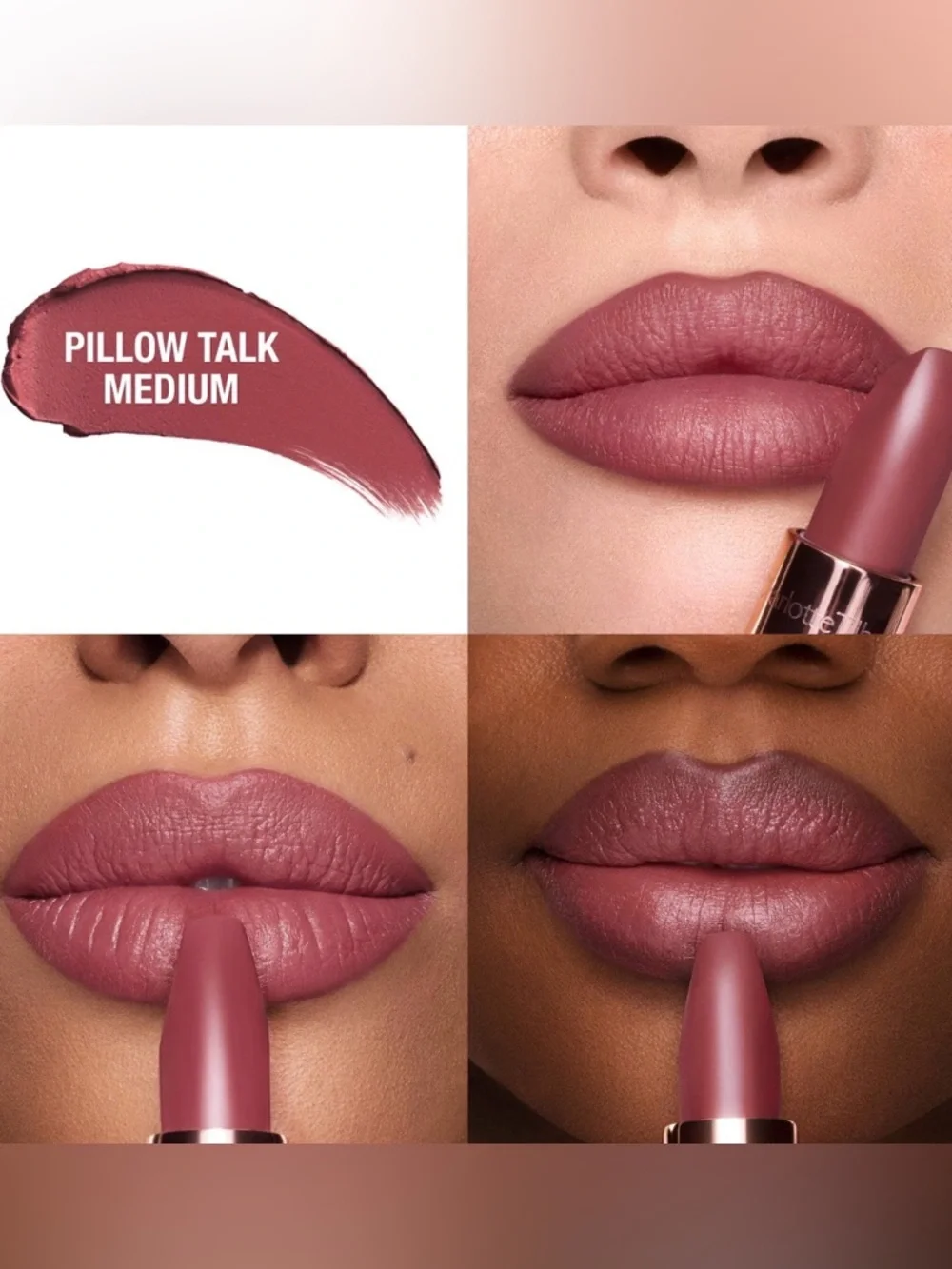 Charlotte Tilbury Matte Revolution Lipstick - Pillowtalk Medium - New in Box